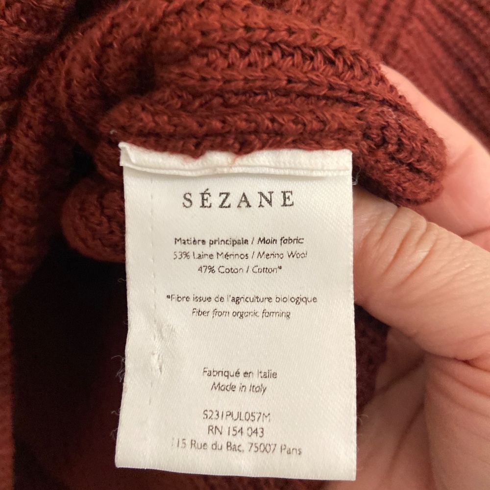 Sezane Eloi Jumper Tomette - Size M - Picture 7 of 12